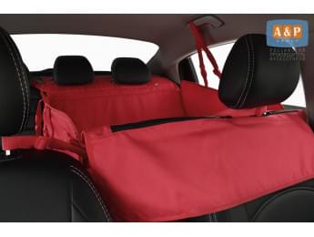 Автогамак Happy Dog Premium (Хэппи Дог Премиум). На 2/3 заднего сиденья. Цвет: красный.
