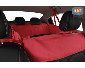 Автогамак Happy Dog Premium (Хэппи Дог Премиум). На 2/3 заднего сиденья. Цвет: красный.