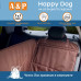 Автогамак Happy Dog (Хэппи Дог). На 1/3 заднего сиденья. С усилением бортов пластиком. 