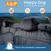 Автогамак Happy Dog (Хэппи Дог). На 1/3 заднего сиденья. С усилением бортов пластиком. 