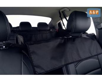 Автогамак Happy Dog Premium (Хэппи Дог Премиум). На 2/3 заднего сиденья. Цвет: черный.