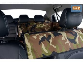 Автогамак Happy Dog Premium (Хэппи Дог Премиум). На 2/3 заднего сиденья. Цвет: камуфляж.