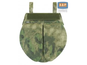 Напашник тактический "Трилистник ПРО". Класс защиты Бр 2. Цвет: A-TACS FG.