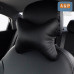 Подушка-косточка автомобильная под шею. Маленькая. Экокожа. 