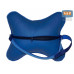 Подушка-косточка автомобильная под шею. Большая. Экокожа. 