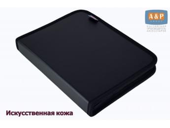 Папка для сервисной книжки "Практик". Искусственная кожа. Формат А5. Цвет: черный.